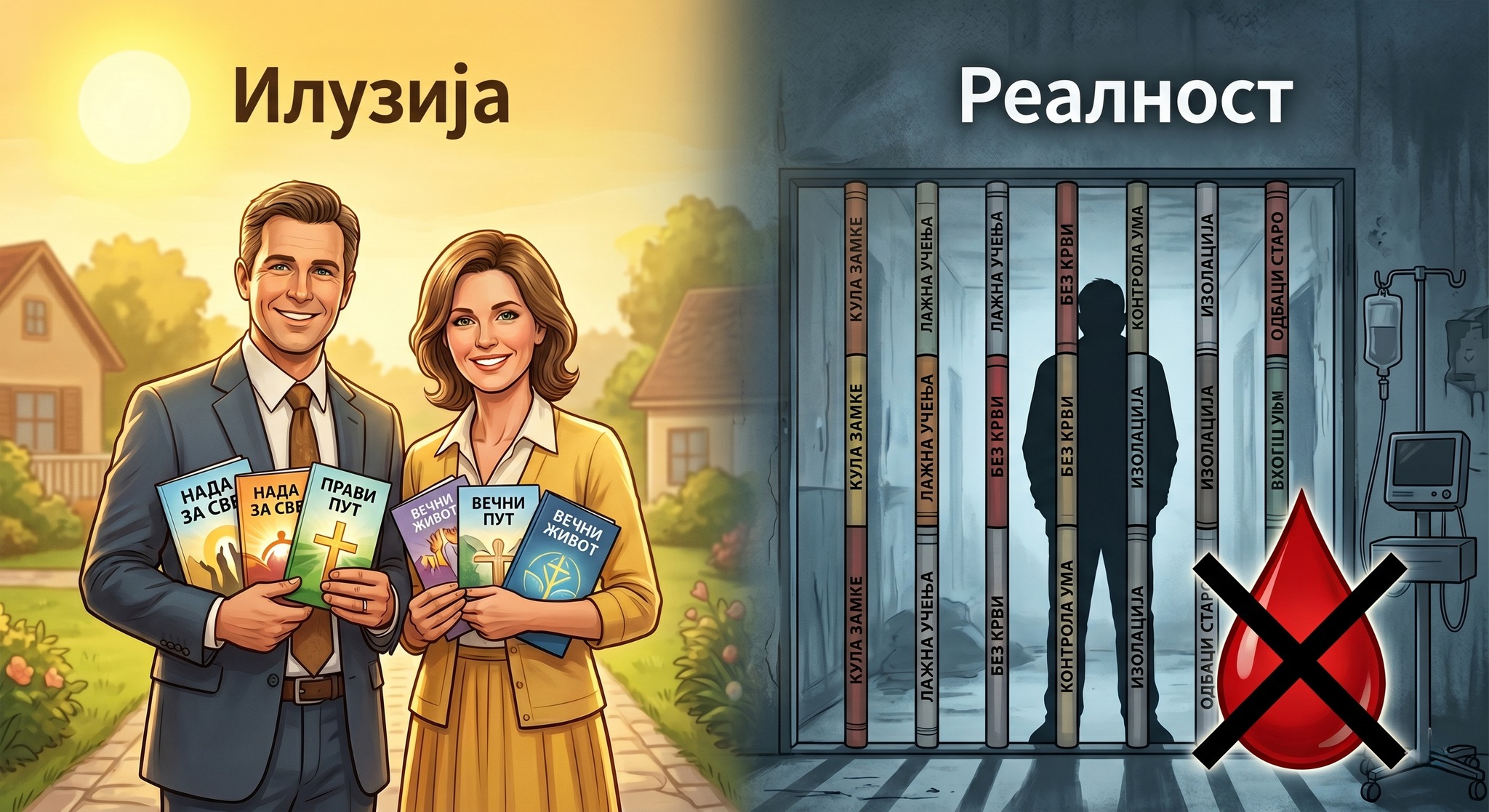 ИЗА МАСКЕ ОСМЕХА: ШТА ВАМ ЈЕХОВИНИ СВЕДОЦИ ПРЕЋУТКУЈУ?